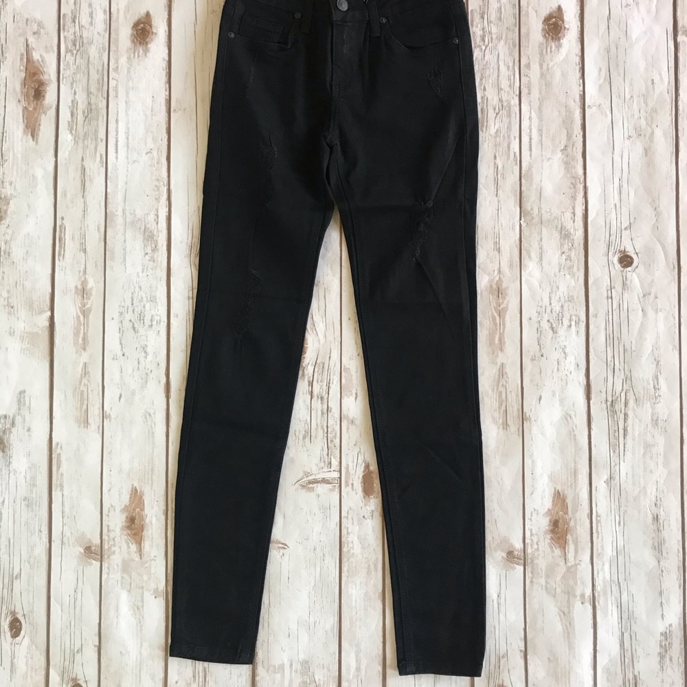 🧡last pair❗️ Just Black Skinny Distressed Jeans - Picture 8 of 13